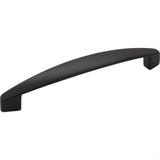 Elements 308-128BLK-128 Belfast 5-9/16" Zinc Cabinet Pull Black
