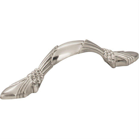 Elements 3211-SN Capri 4-15/16" Zinc Cabinet Pull Satin Nickel