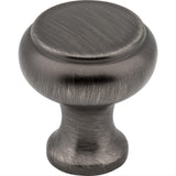 Elements 3898BNBDL 3898 Westbury 1-3/16" Zinc Cabinet Knob Brushed Pewter