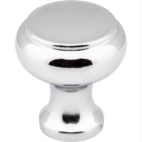 Elements 3898PC 3898 Westbury 1-3/16" Zinc Cabinet Knob Polished Chrome