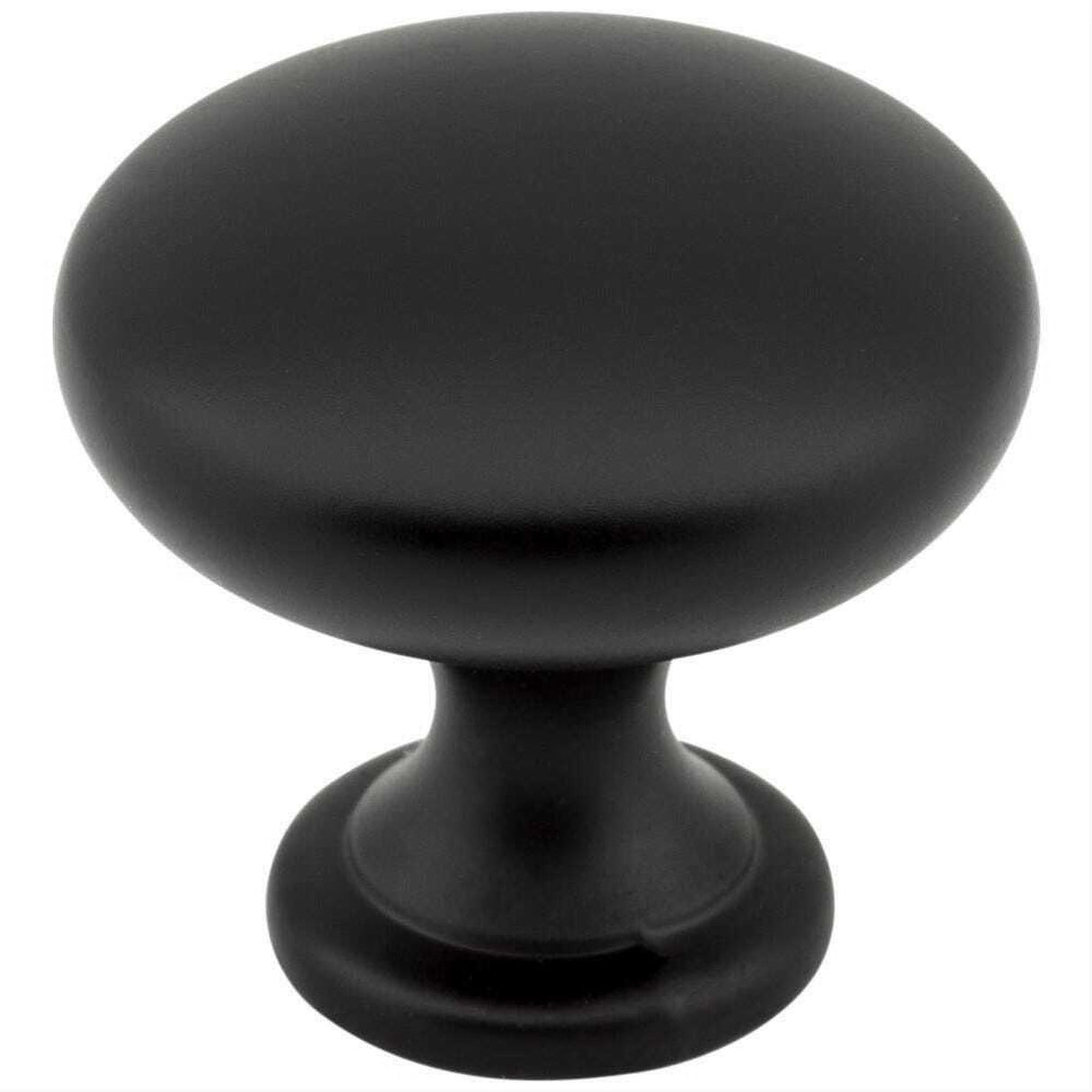 Elements 3910-MB-30-30 Madison 1-3/16" Diameter Mushroom Knob Matte Black