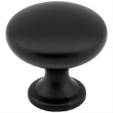 Elements 3910-MB-30-30 Madison 1-3/16" Diameter Mushroom Knob Matte Black