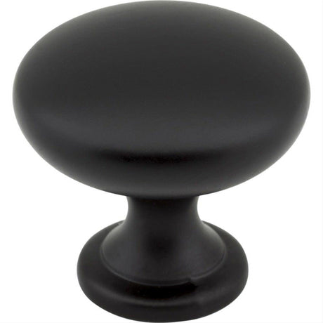 Elements 3910-MB Madison 1-3/16" Matte Black Zinc Cabinet Knob