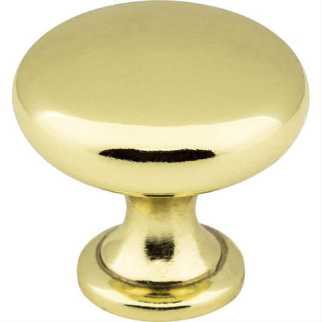 Elements 3910-PB Madison 1-3/16" Polished Brass Zinc Cabinet Knob