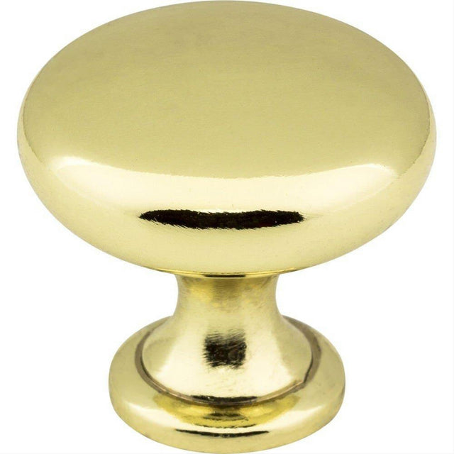 Elements 3910-PB Madison 1-3/16" Polished Brass Zinc Cabinet Knob