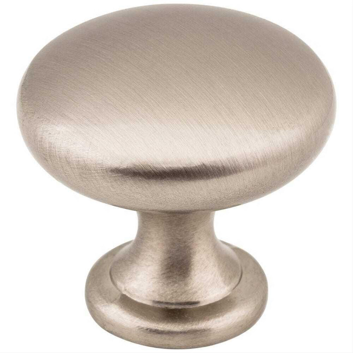 Elements 3910-SN-30-30 Madison 1-3/16" Diameter Mushroom Knob Satin Nickel