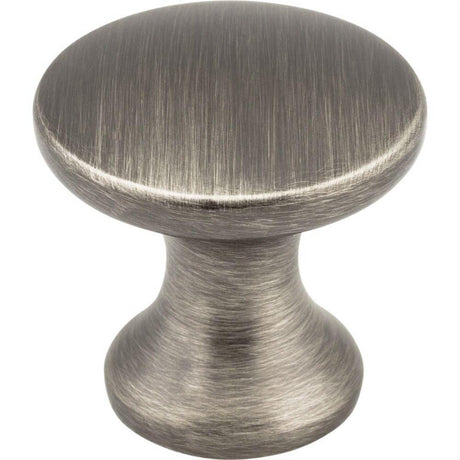 Elements 3915-BNBDL Geneva 1" Zinc Cabinet Knob Brushed Pewter
