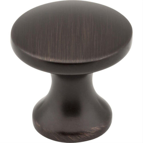 Elements 3915-DBAC Geneva 1" Zinc Cabinet Knob Brushed Oil Rubbed Bronze