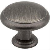 Elements 3940-BNBDL Gatsby 1-3/16" Zinc Cabinet Knob Brushed Pewter