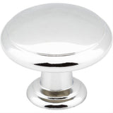 Elements 3940-PC Gatsby 1-3/16" Zinc Cabinet Knob Polished Chrome