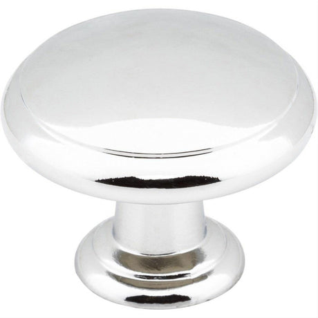 Elements 3940-PC Gatsby 1-3/16" Zinc Cabinet Knob Polished Chrome