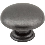 Elements 3950-DACM Gatsby 1-3/16" Zinc Cabinet Knob Gun Metal
