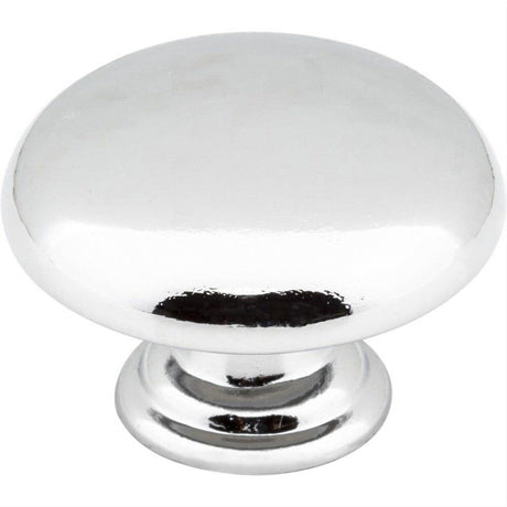 Elements 3950-PC Gatsby 1-3/16" Zinc Cabinet Knob Polished Chrome