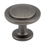 Elements 3960-BNBDL Gatsby 1-1/4" Zinc Cabinet Knob Brushed Pewter