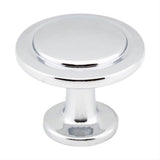 Elements 3960-PC Gatsby 1-1/4" Zinc Cabinet Knob Polished Chrome