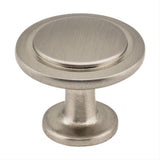 Elements 3960-SN Gatsby 1-1/4" Zinc Cabinet Knob Satin Nickel