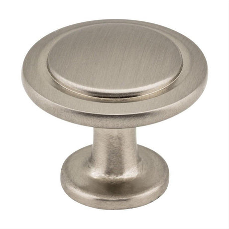 Elements 3960-SN Gatsby 1-1/4" Zinc Cabinet Knob Satin Nickel