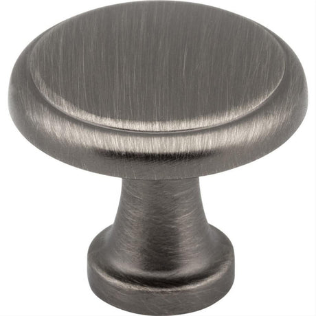 Elements 3970-BNBDL Gatsby 1-3/16" Zinc Cabinet Knob Brushed Pewter