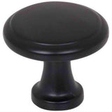 Elements 3970-MB Gatsby 1-3/16" Zinc Cabinet Knob Matte Black