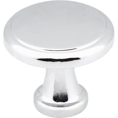 Elements 3970-PC Gatsby 1-3/16" Zinc Cabinet Knob Polished Chrome