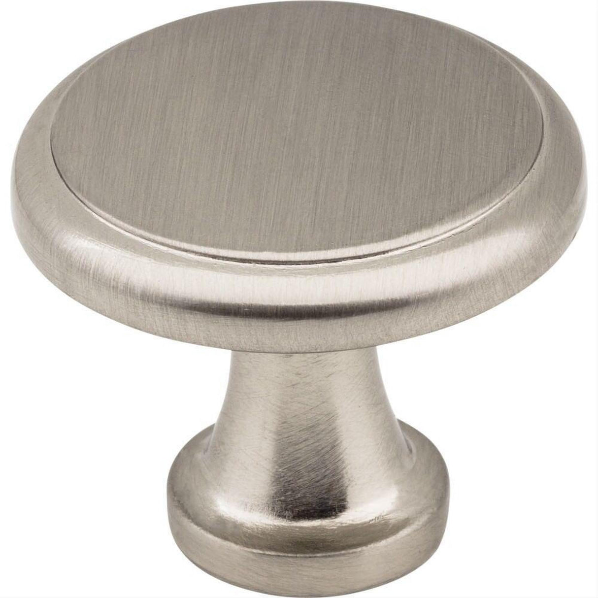 Elements 3970-SN Gatsby 1-3/16" Zinc Cabinet Knob Satin Nickel