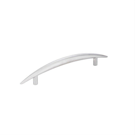 Elements 409223 Verona 7-3/8" Zinc Cabinet Pull Matte Silver