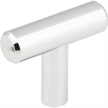 Elements 40PC 40 Naples 1-9/16" Steel T-Shaped Cabinet Pull Polished Chrome