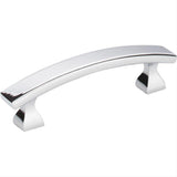Elements 449-3PC-3 Hadly 4" Zinc Cabinet Pull Polished Chrome