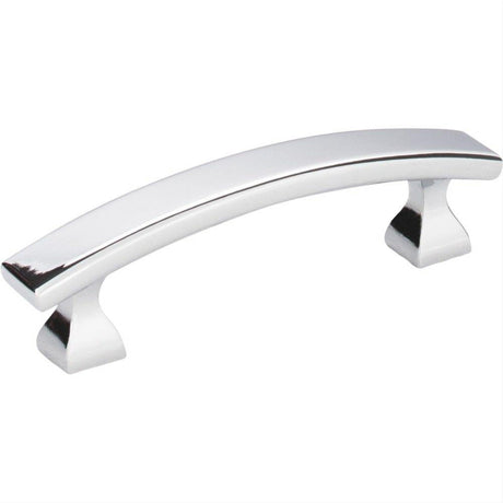 Elements 449-3PC-3 Hadly 4" Zinc Cabinet Pull Polished Chrome