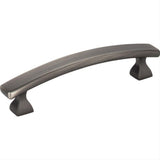 Elements 449-96BNBDL-96 Hadly 4-3/4" Zinc Cabinet Pull Brushed Pewter