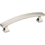 Elements 449-96SN-96 Hadly 4-3/4" Zinc Cabinet Pull Satin Nickel