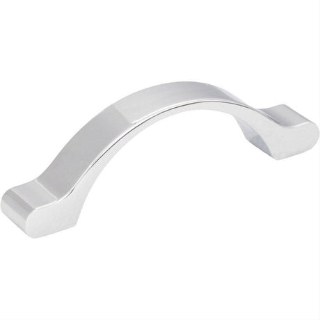 Elements 511-3PC-3 Seaver 4-1/16" Zinc Cabinet Pull Polished Chrome