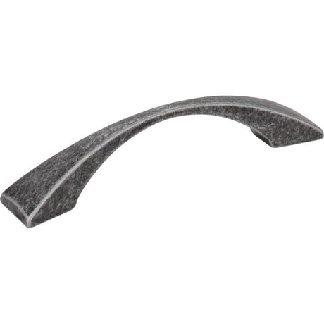 Elements 525-96SIM distressed antique silver cabinet pull