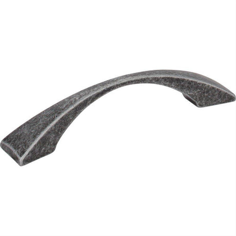 Elements 525-96SIM-96 Glendale 4-15/16" Zinc Cabinet Pull Distressed Antique Silver