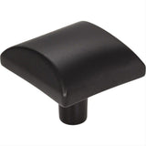 Elements 525MB 525 Glendale 1-1/8" Zinc Cabinet Knob Matte Black
