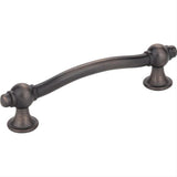 Elements 575-96DBAC-96 Syracuse 4-7/8" Zinc Cabinet Pull Brushed Oil Rubbed Bronze