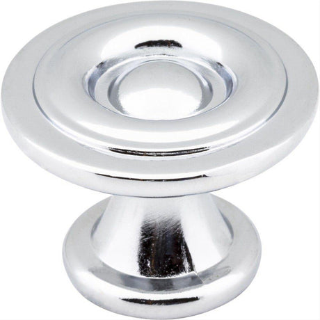 Elements 575PC 575 Syracuse 1-3/16" Zinc Cabinet Knob Polished Chrome