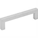 Elements 625-96MS-96 Stanton 4-1/8" Zinc Cabinet Pull Matte Silver
