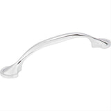 Elements 647-96PC-96 Watervale 5-3/8" Zinc Cabinet Pull Polished Chrome