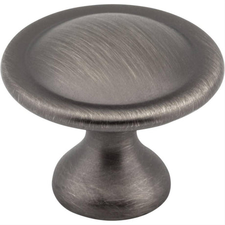 Elements 647BNBDL 647 Watervale 1-1/8" Zinc Cabinet Knob Brushed Pewter