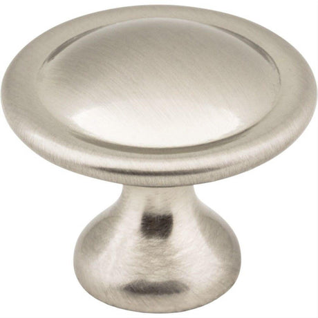 Elements 647SN 647 Watervale 1-1/8" Zinc Cabinet Knob Satin Nickel