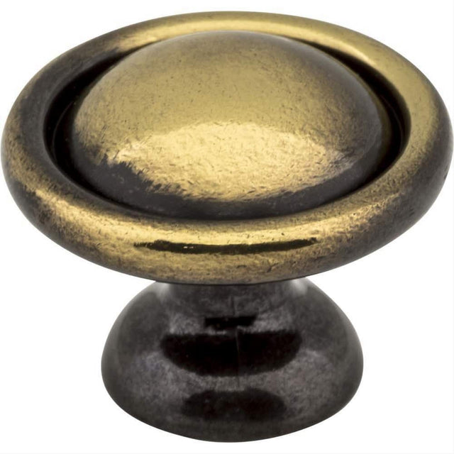 Elements 878AE Kingsport 1-3/16" Zinc Cabinet Knob Antique Brass