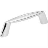 Elements 988-3PC-3 Zachary 3-3/4" Zinc Cabinet Pull Polished Chrome