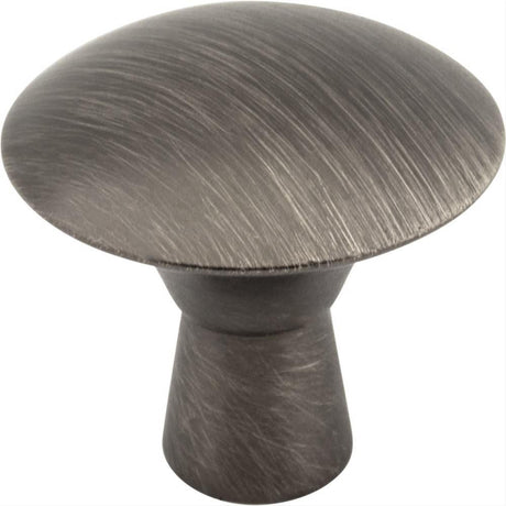 Elements 988BNBDL 988 Zachary 1-1/16" Zinc Cabinet Knob Brushed Pewter