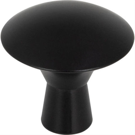 Elements 988MB 988 Zachary 1-1/16" Zinc Cabinet Knob Matte Black