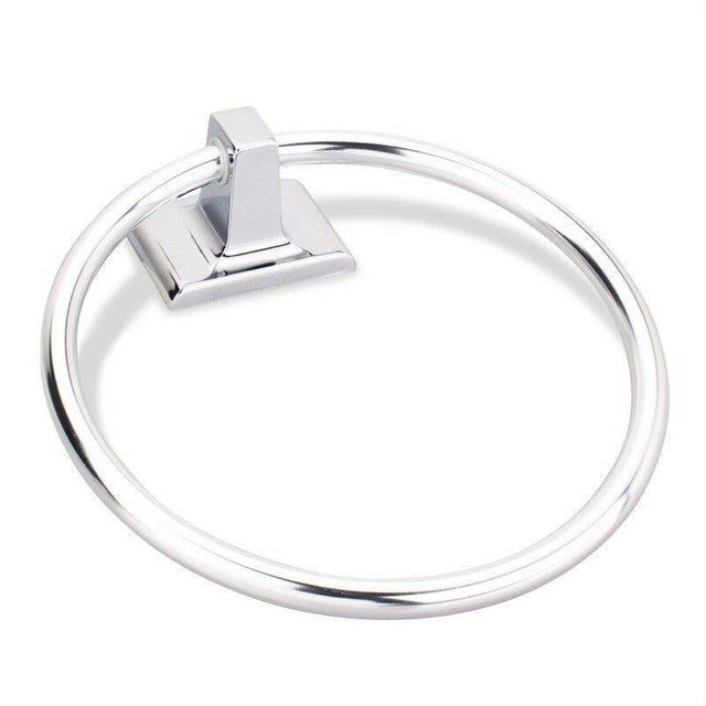 Elements BHE1-06PC Bridgeport 7-1/16" Zinc Towel Ring Polished Chrome