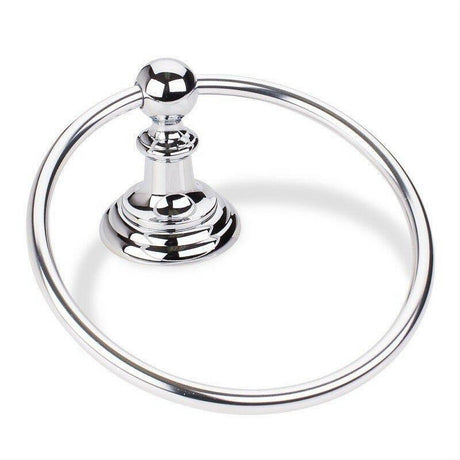 Elements BHE5-06PC-06 Fairview 6-1/2" Zinc Conventional Towel Ring Polished Chrome