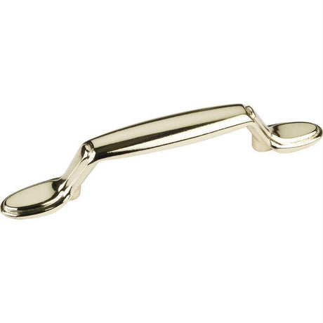 Elements P106-PBM Palisade 5-1/16" Zinc Cabinet Pull Polished Brass Machined