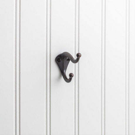 Elements YD10-231DBAC 2-5/16" Double Zinc Wall Mount Coat Hook Brushed Oil Rubbed Bronze