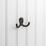 Elements YD15-187DBAC 1-7/8" Double Zinc Wall Mount Coat Hook Brushed Oil Rubbed Bronze